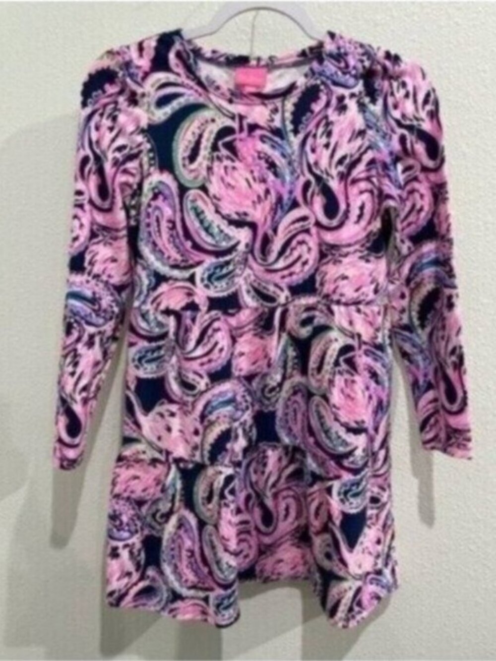 Lilly Pulitzer Flamingo Preppy Midi Dress Colorful Summer Designer Stretch